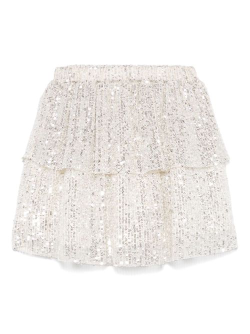 Sequined skirt - Neutrals