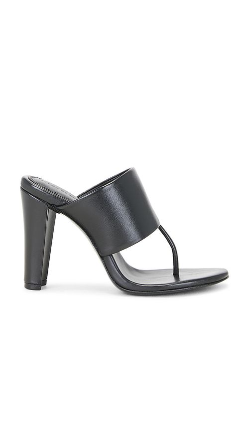 BLACK SUEDE STUDIO Dana 95 Mule in Black Leather. 37.5 also