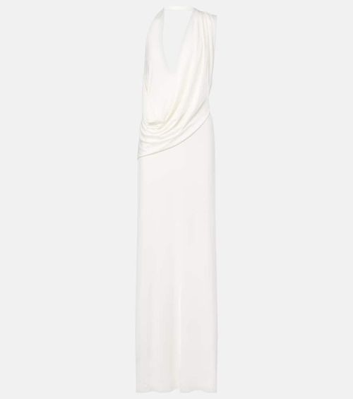Draped gown