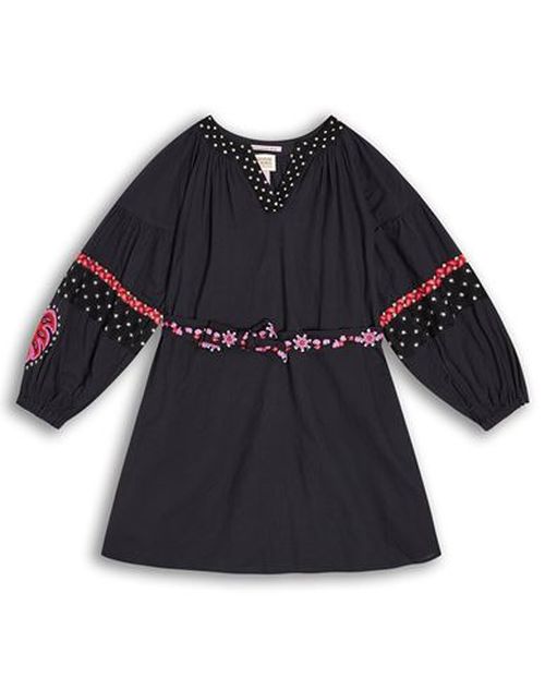 Kid Girl Kids' dress Midnight blue Size 10 Cotton