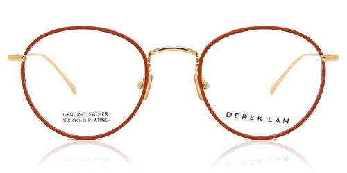 Derek Lam DL283 ORNG Men's Eyeglasses Orange Size 50 - Blue Light Block Available