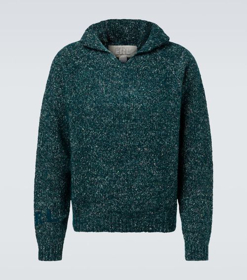 Alpaca, wool, and cotton-blend sweater