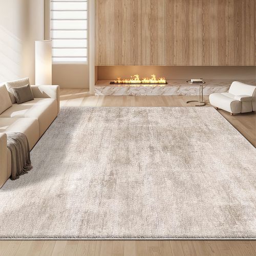 TEMU Velvet/850g/sqm Printed Modern Minimalist Living Room Floor Sofa Coffee Table Soft Fluffy Non-slip Persian Style Mat, Luxurious Decor And