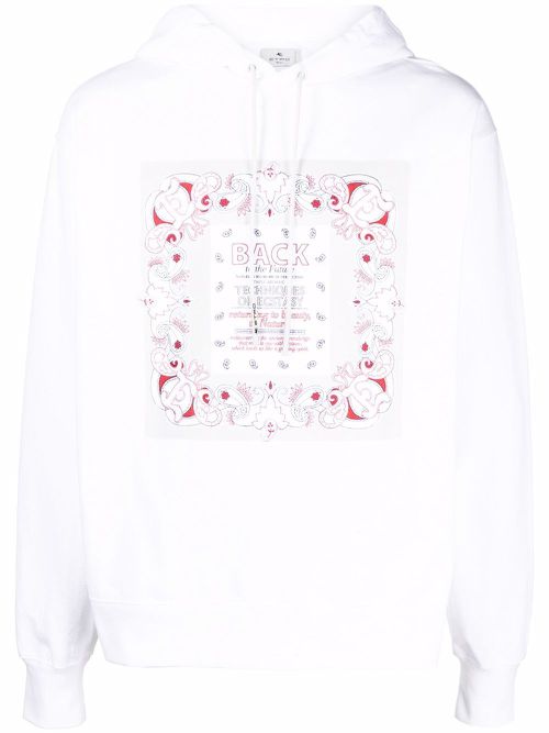 Back To The Future cotton hoodie - White