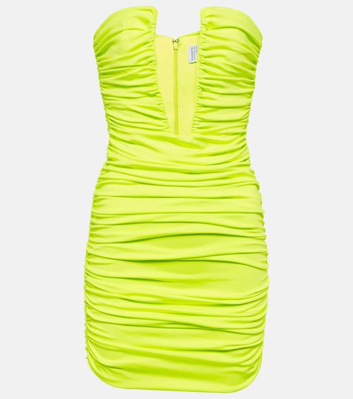 Ruched cutout minidress