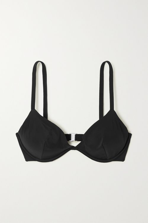 + Net Sustain D-g The Triangle Recycled Underwired Bikini Top - Black