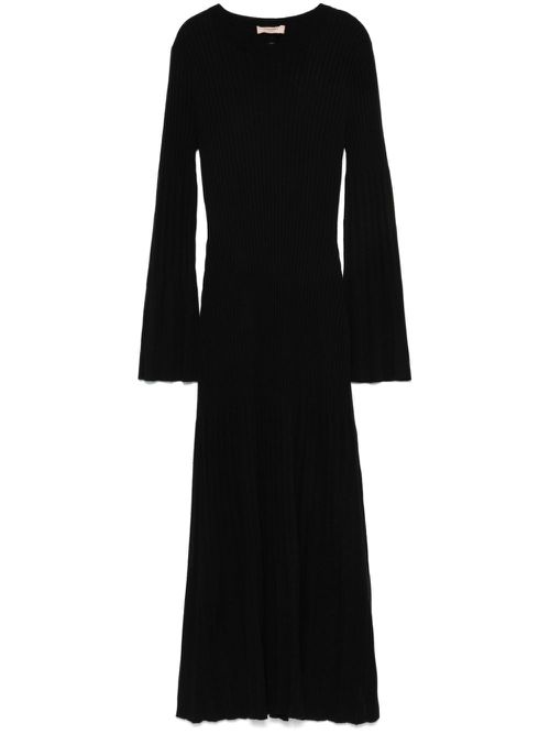 Ribbed maxi dress - Black