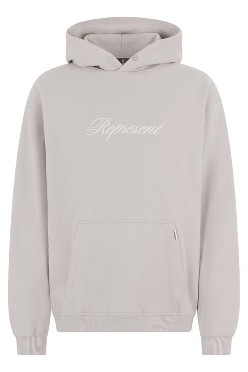 Hooded Script Logo Sweatshirt - Perfect Fit for Everyday Wear