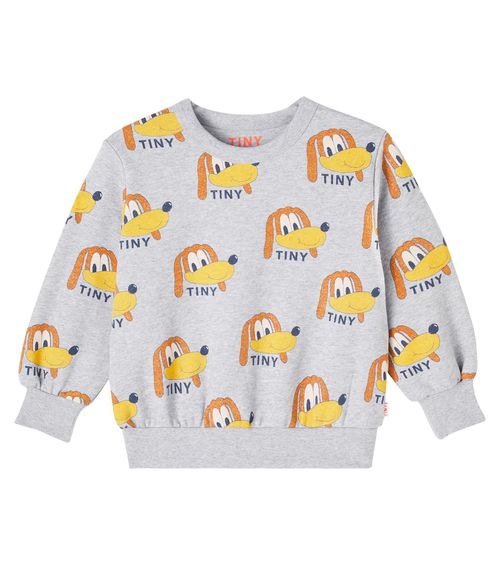 Dogs printed cotton jersey sweatshirt