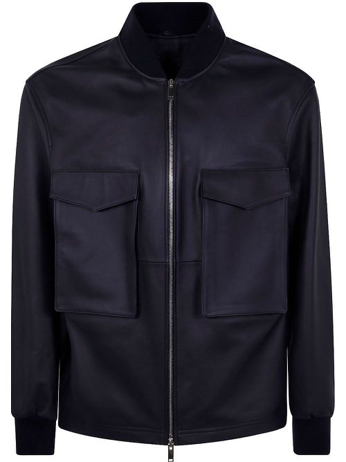 Leather jacket - Blue