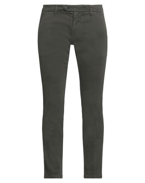 Roÿ Roger's Man Pants Dark green Size 42 Cotton, Elastane