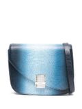 Fiamma leather shoulder bag - Blue