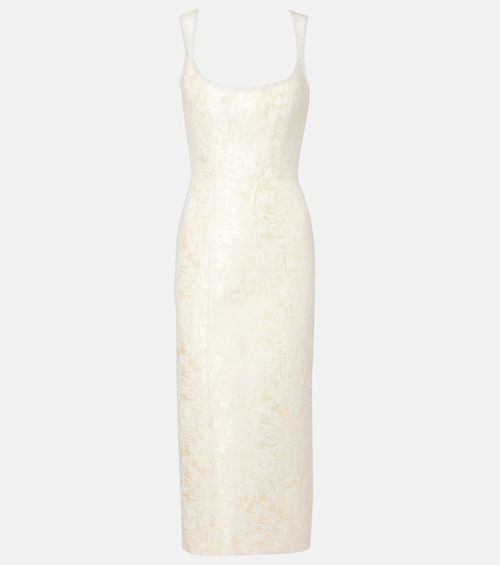 Numa velvet midi dress