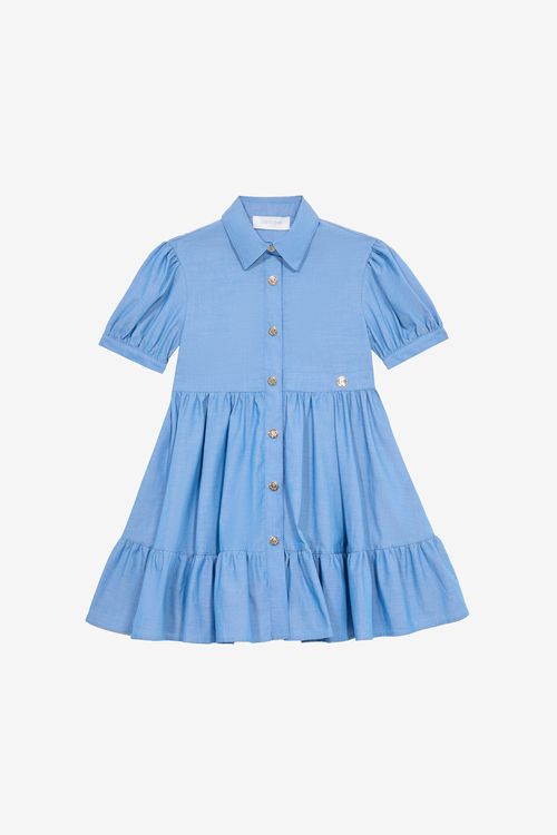 Cotton Shirt Dress - Female Girls (4