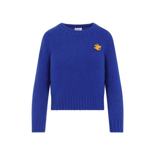 Royal Blue Crew Neck Sweater