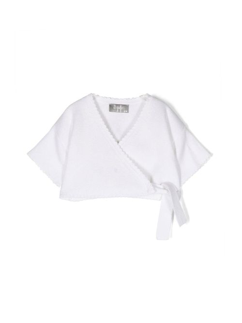 Cross cardigan with short sleeves