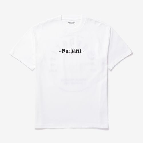 Carhartt WIP Short Sleeve Greatest Hits T-Shirt - White / Black - unisex