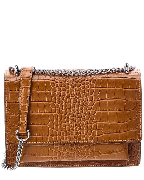 Natalie Leather Top Handle Bag