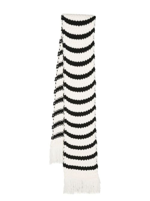 The Mariner virgin wool scarf - White