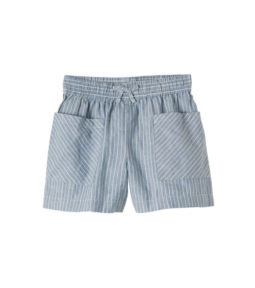 Linen and cotton shorts