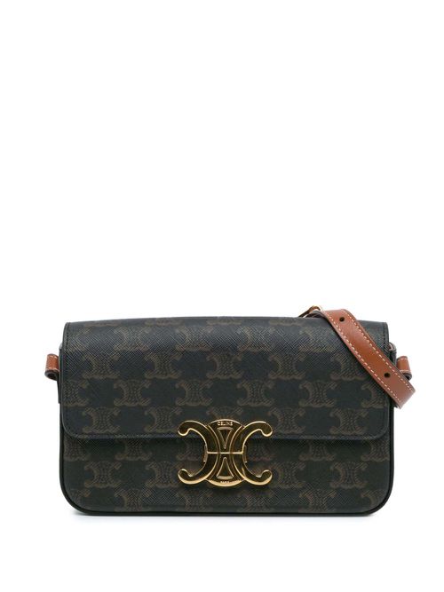 2022 Triomphe Coated Canvas Claude shoulder bag - Brown