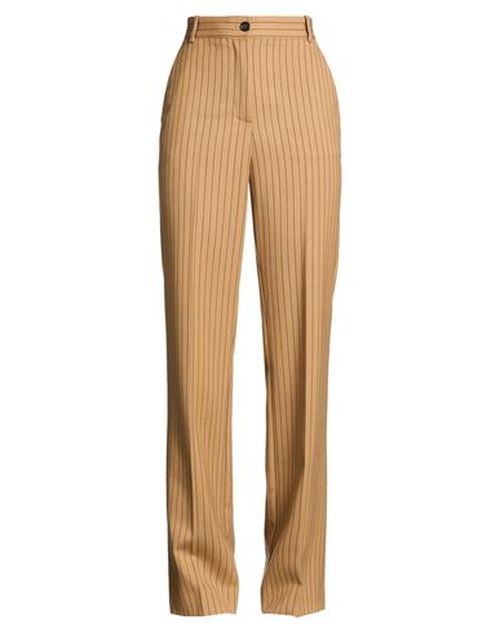 Woman Pants Camel Size 4 Polyester, Wool, Elastane