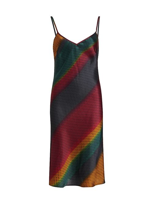 Women's Golden Grove Printed Silk Slipdress - Saint Hill Print