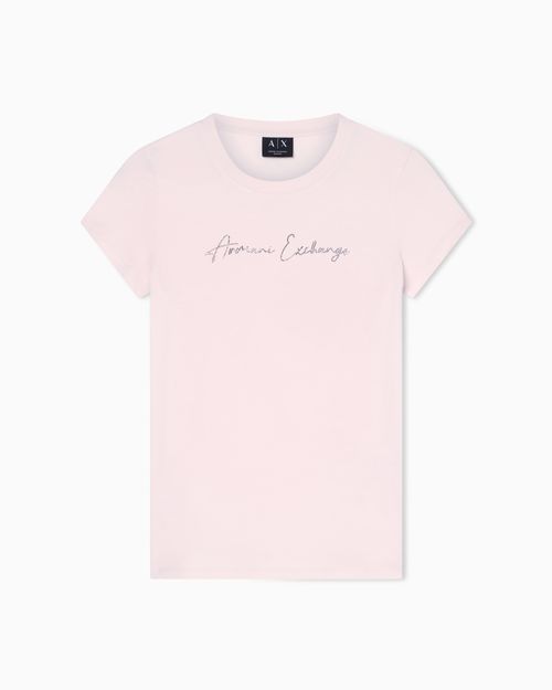 Logo t-shirt in cotton jersey Essential Logo Signature
