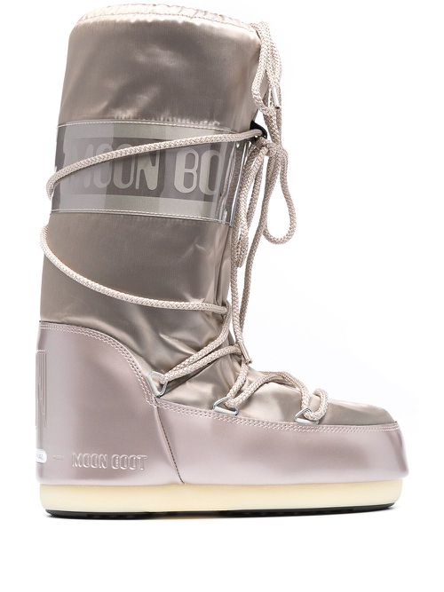 Icon Glance satin snow boots - Grey
