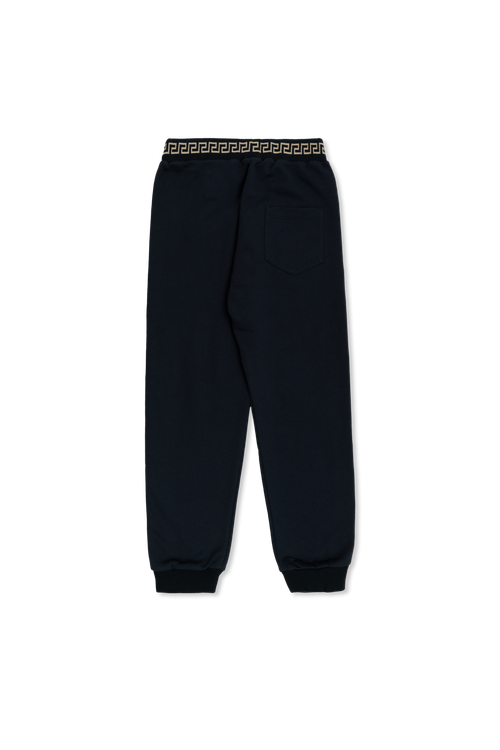 Track Pants With Side Stripes, Unisex, Navy Blue