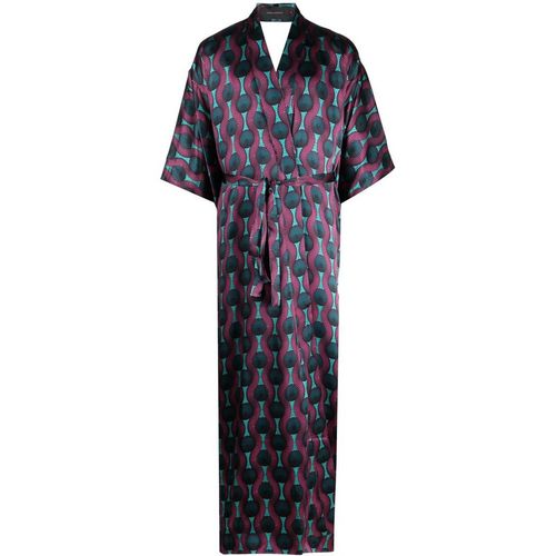 Ozwald Boateng Printed Silk Kimono Dre
