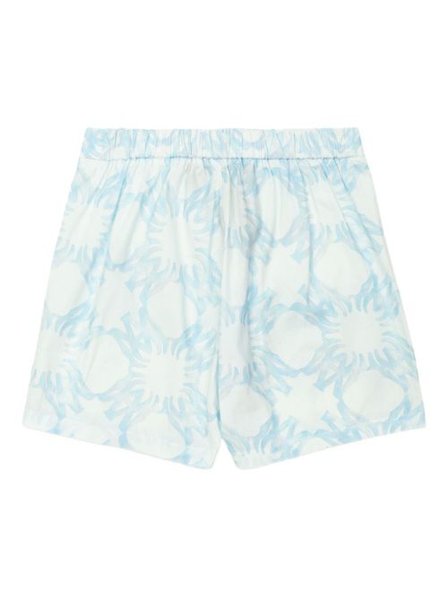 Pleated shorts - Blue