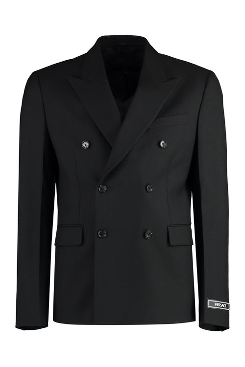 Double-breasted Wool Blazer for Men