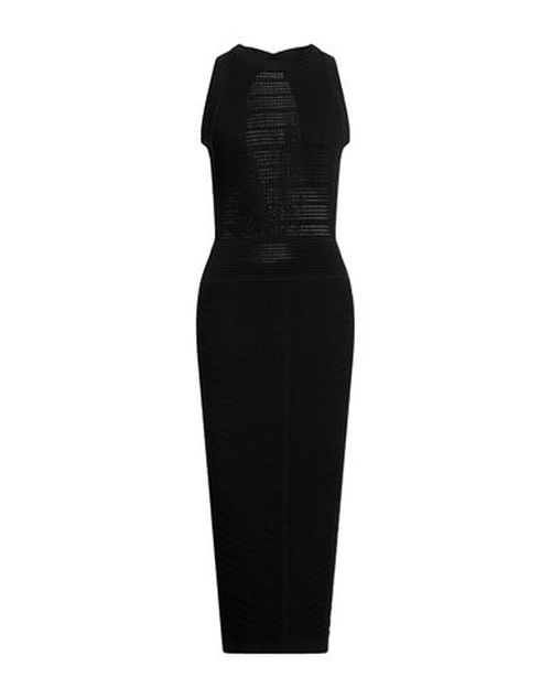 Woman Maxi dress Black Size 8 Viscose, Polyester, Polyamide