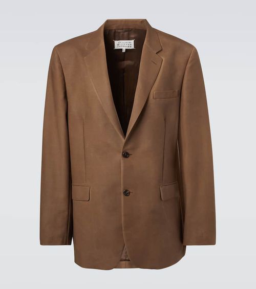 Mohair and wool blazer