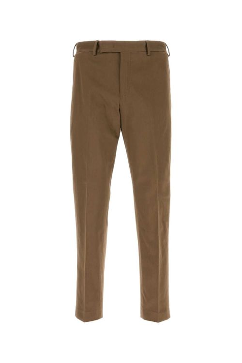 Flat Trousers — Brown