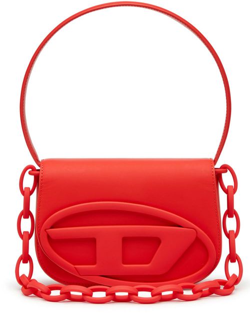 1DR leather shoulder bag - Red