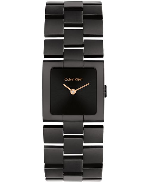 Women's Ck Meridian Black Ionic Plated Stainless Steel Bracelet Watch, 22mm - Black