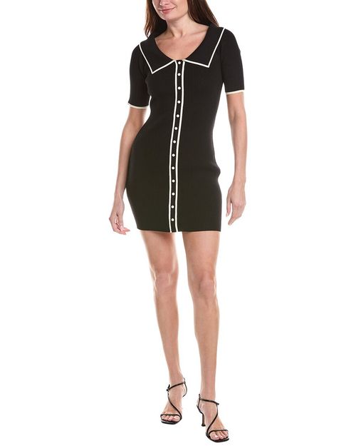 Jackie Shoulder Tipped Mini Dress