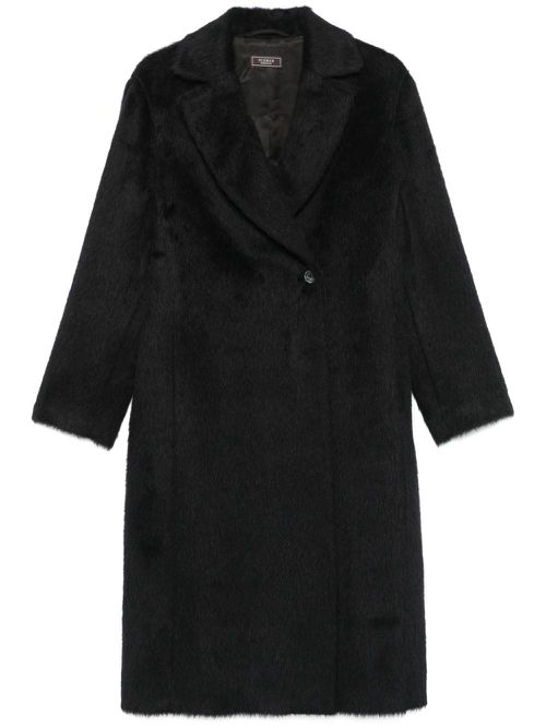 Double-breasted coat - Black