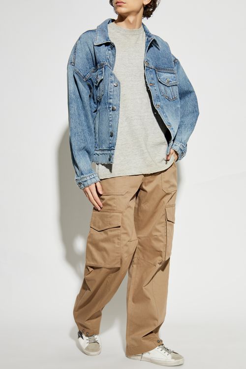 Golden Goose Pants With Pockets, Men's, Beige