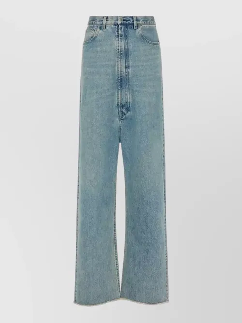 Maison Margiela - high waist wide leg denim trouser