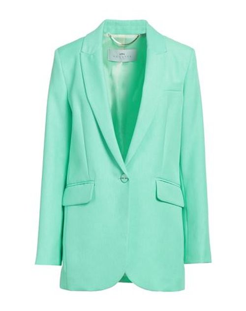 Woman Blazer Light green Size 6 Polyester, Acetate