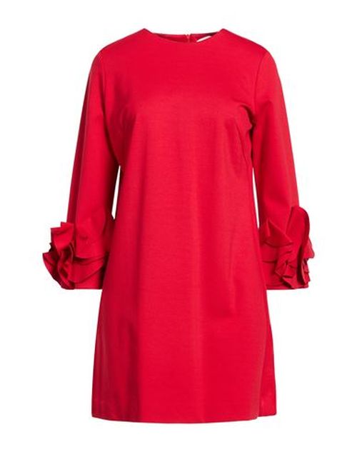 Woman Mini dress Red Size 2 Viscose, Polyamide, Elastane