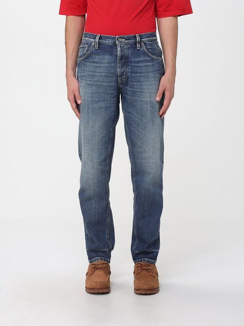 Pants Men color Blue