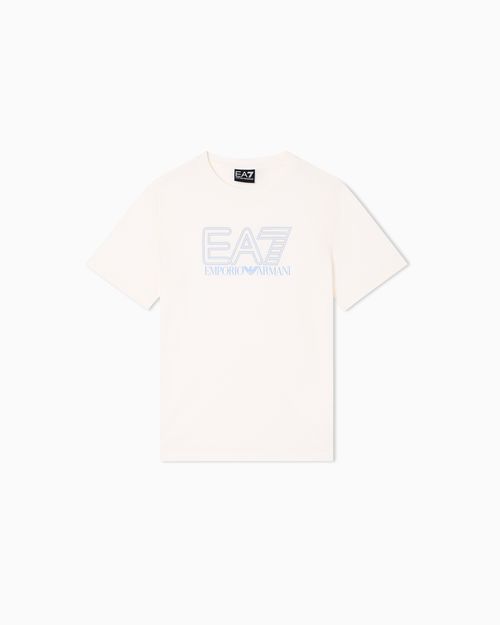 Visibility cotton jersey T-shirt with logo