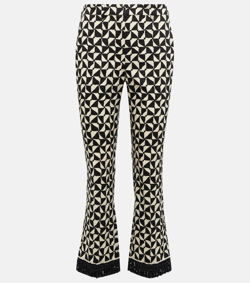 Nereo printed cropped pants