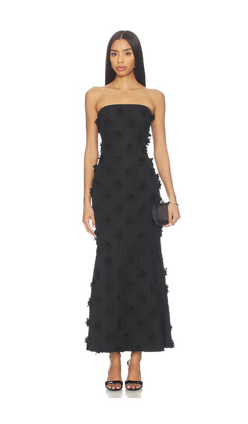 Generation Love Sidona Floral Dress in Black. L. Also in XS, S