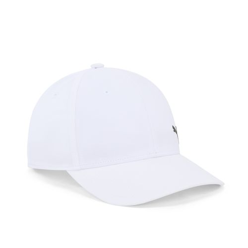 PUMA Force 3.0 Stretch Fit Cap in White, Size L/XL