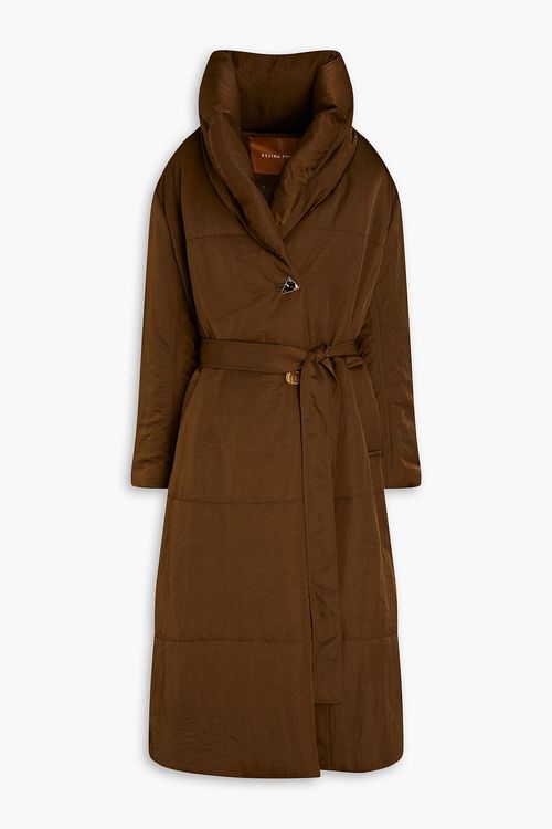 Duvet twill coat